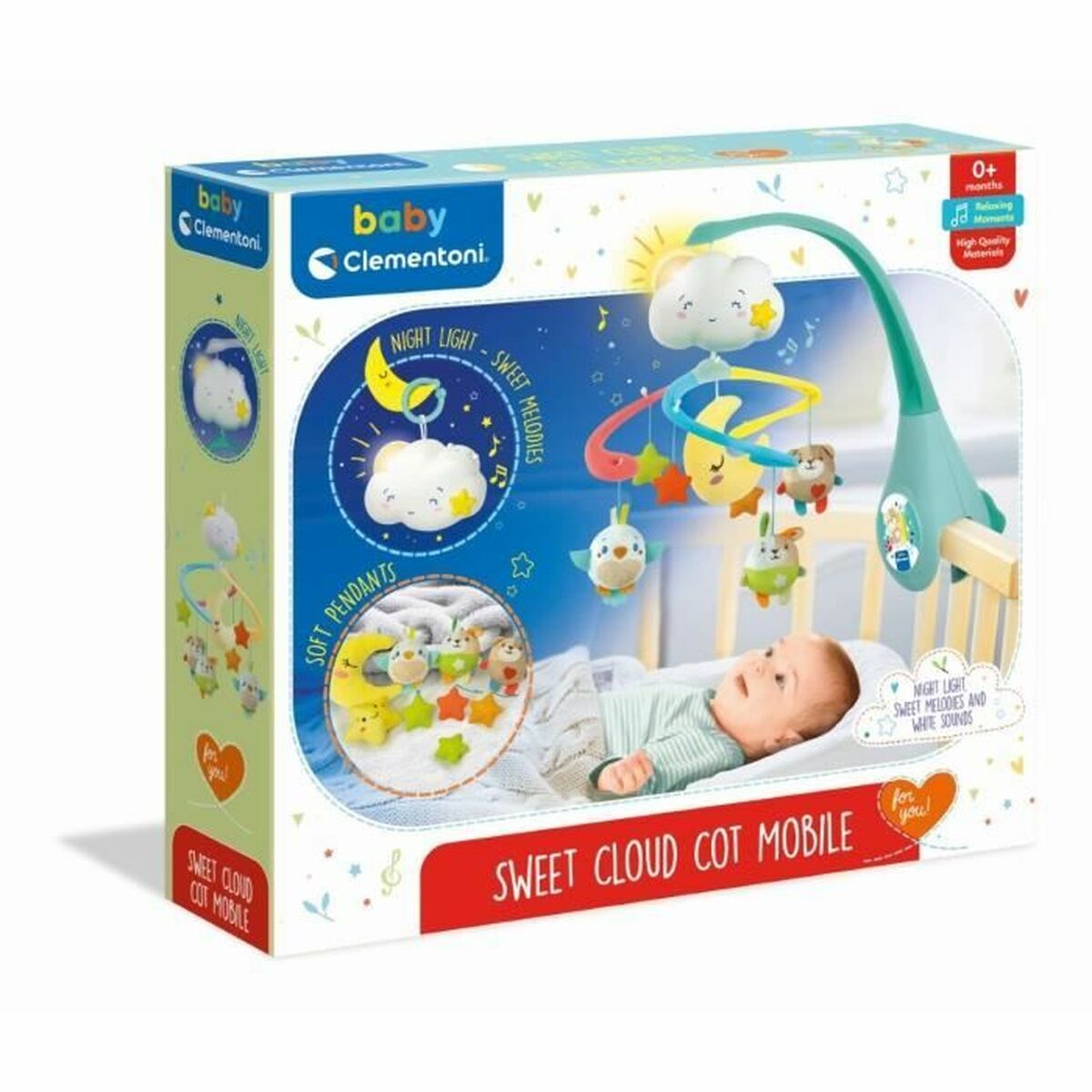 Hängande leksaker för spjälsäng Clementoni Sweet Dream Plast - 2