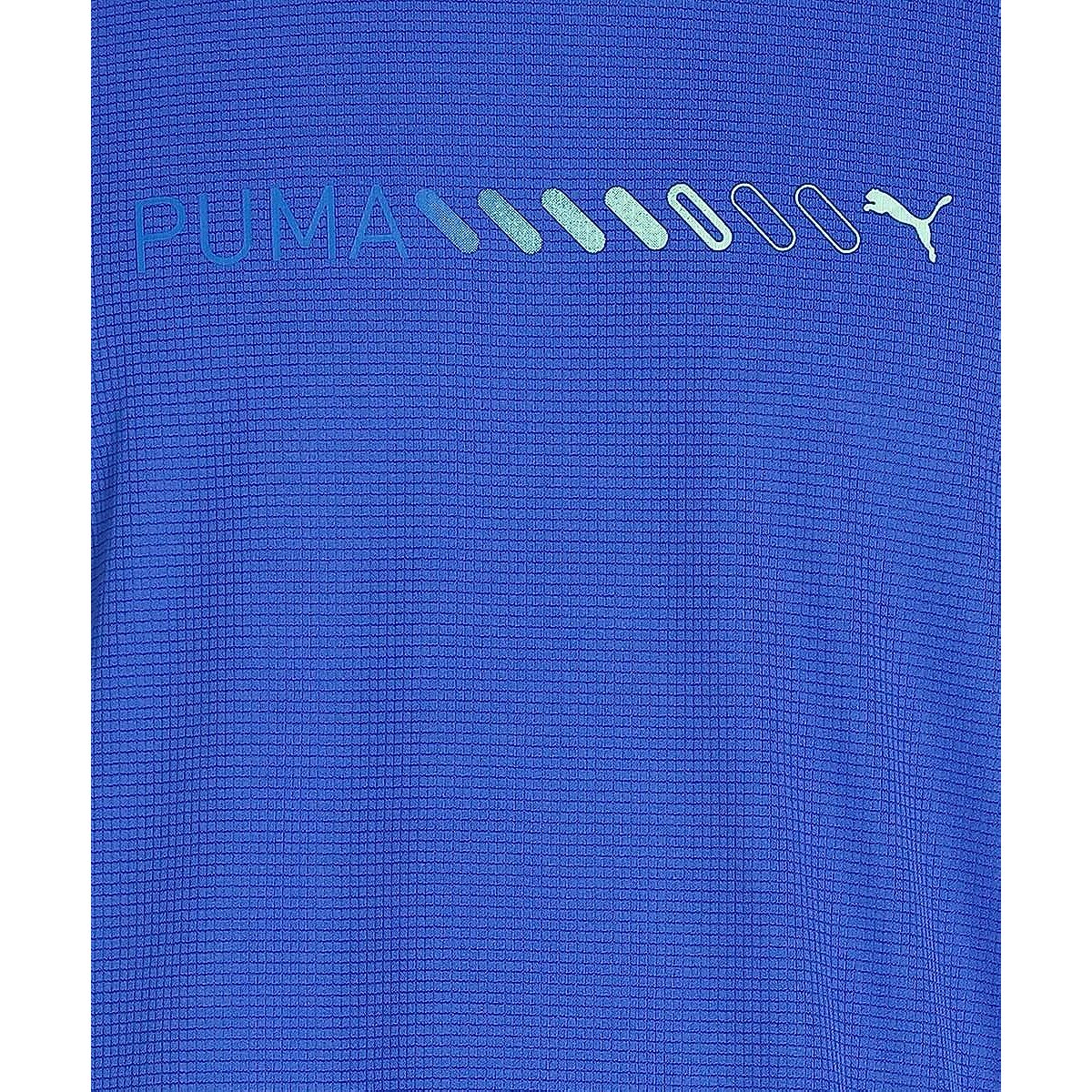 T-shirt med kortärm Herr Puma Run Favorite Logo Blå - 5
