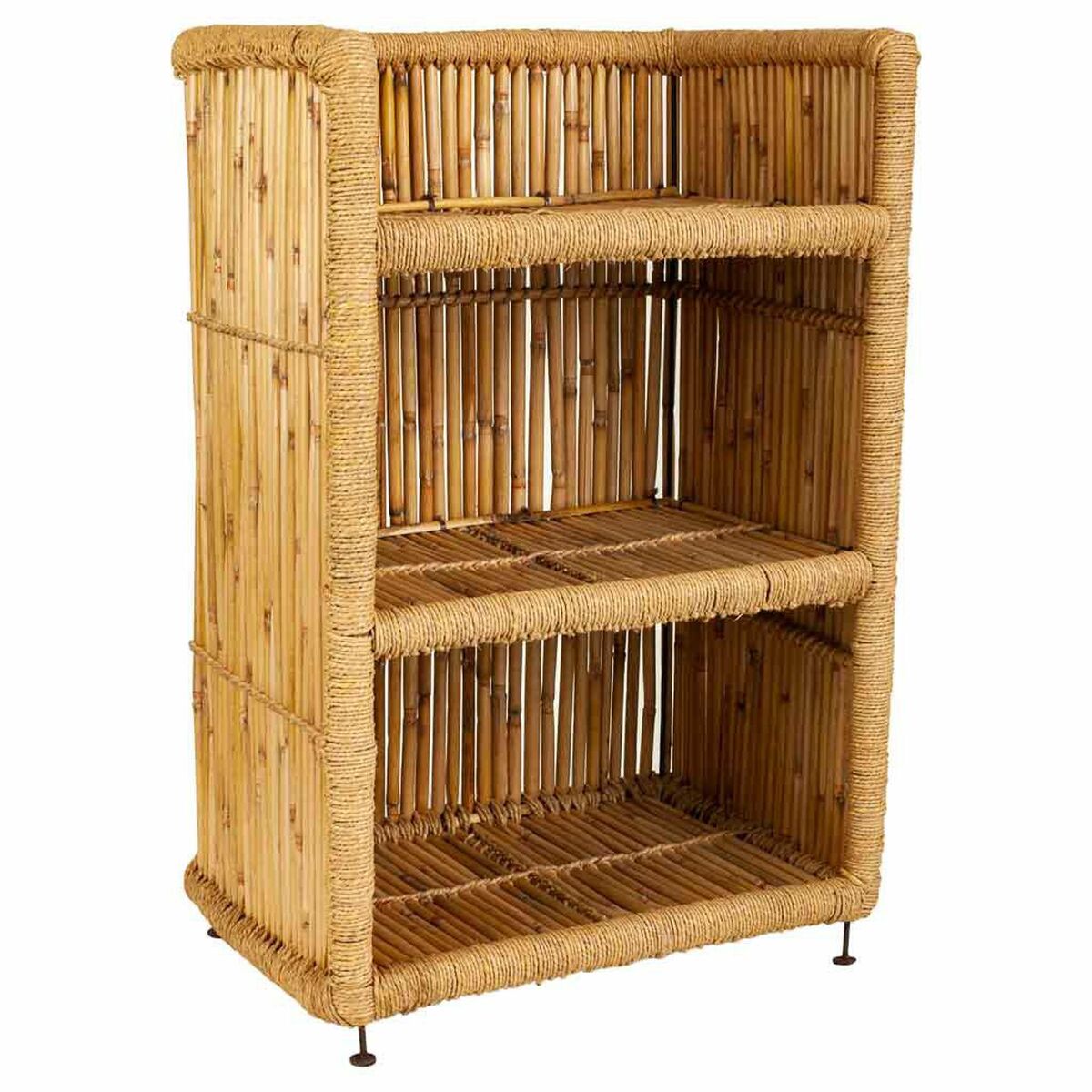 Bokhylla Alexandra House Living Brun Bambu Snöre 35 x 75 x 51 cm