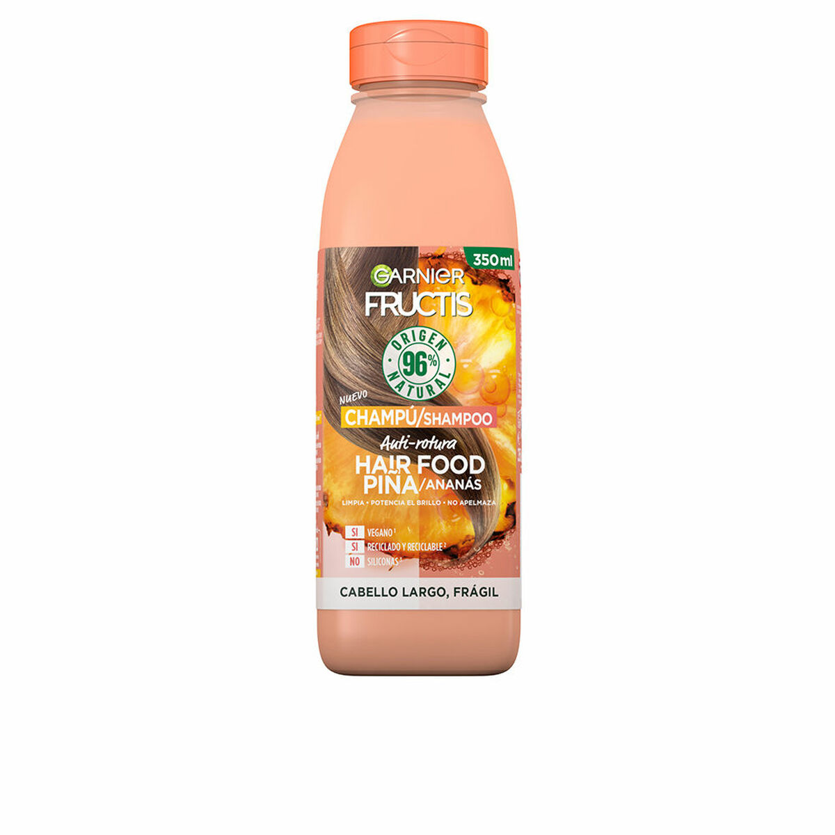 Schampo Garnier Fructis Hair Food 350 ml Anti-Breakage Ananas