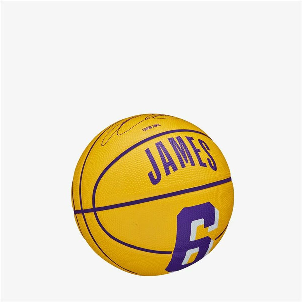Basketboll Wilson NBA Player Icon Mini Lebron Gul One size - 3