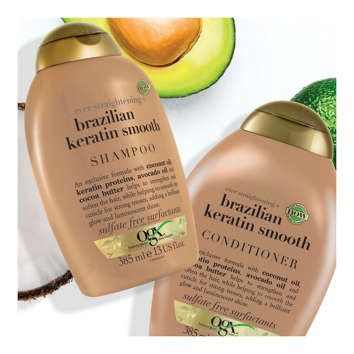 Balsam OGX Brazilian Keratin 385 ml Utjämnande - 2
