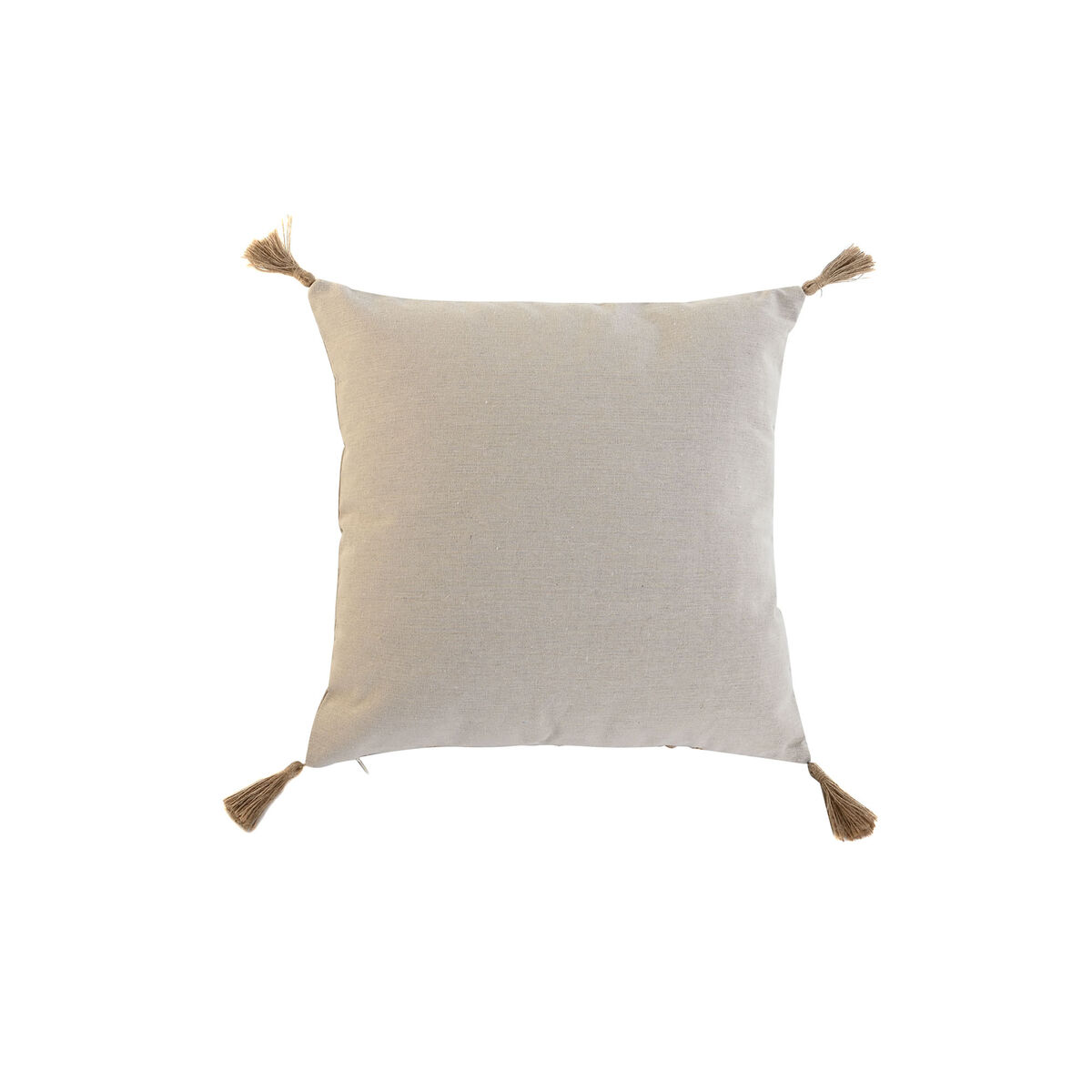 Kudde Home ESPRIT Beige Boho 45 x 5 x 45 cm - 3