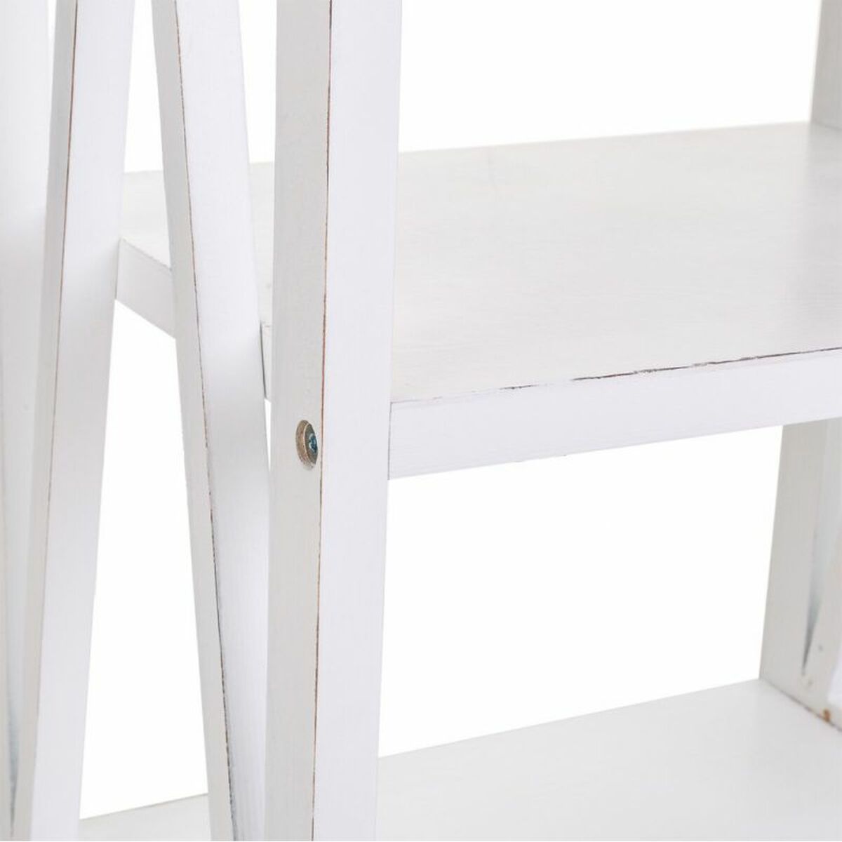 Bokhylla Alexandra House Living Vit Paulowniaträ Trä MDF 30 x 60 x 40 cm - 7