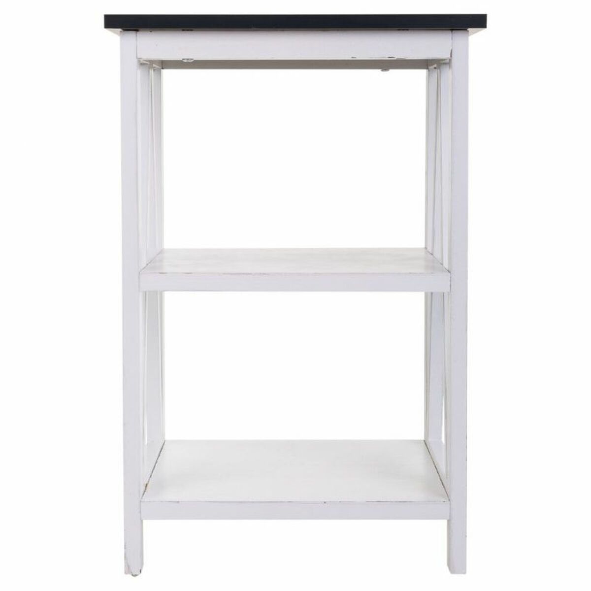 Bokhylla Alexandra House Living Vit Paulowniaträ Trä MDF 30 x 60 x 40 cm - 4