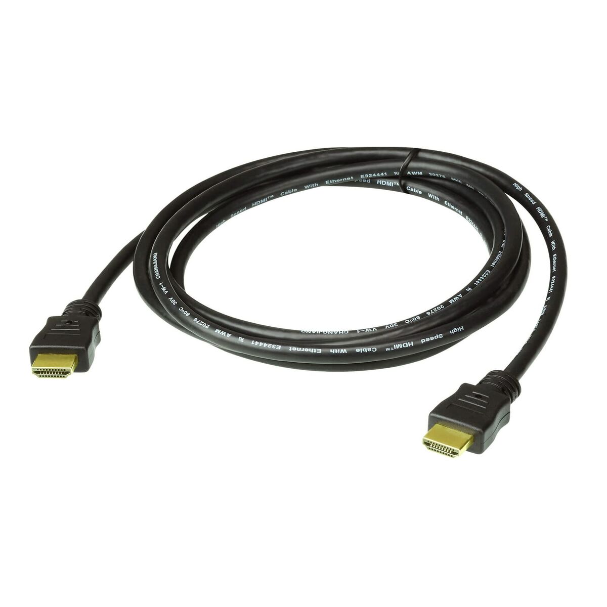 Kabel HDMI Aten 2L-7D01H Svart 1 m