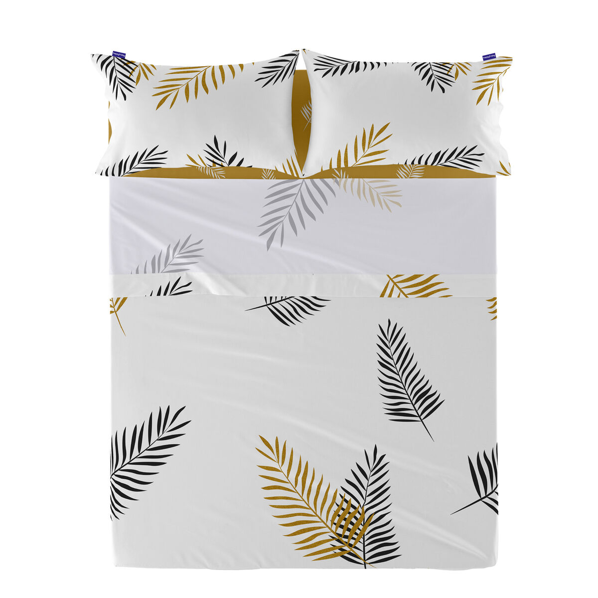 Överlakan HappyFriday Blanc Foliage Multicolour 240 x 270 cm - 6