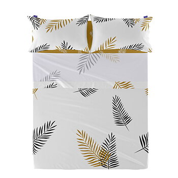 Överlakan HappyFriday Blanc Foliage Multicolour 240 x 270 cm