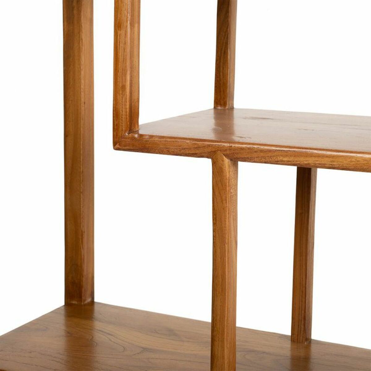 Bokhylla Alexandra House Living Brun Trä Almträ 26 x 175 x 86 cm - 6
