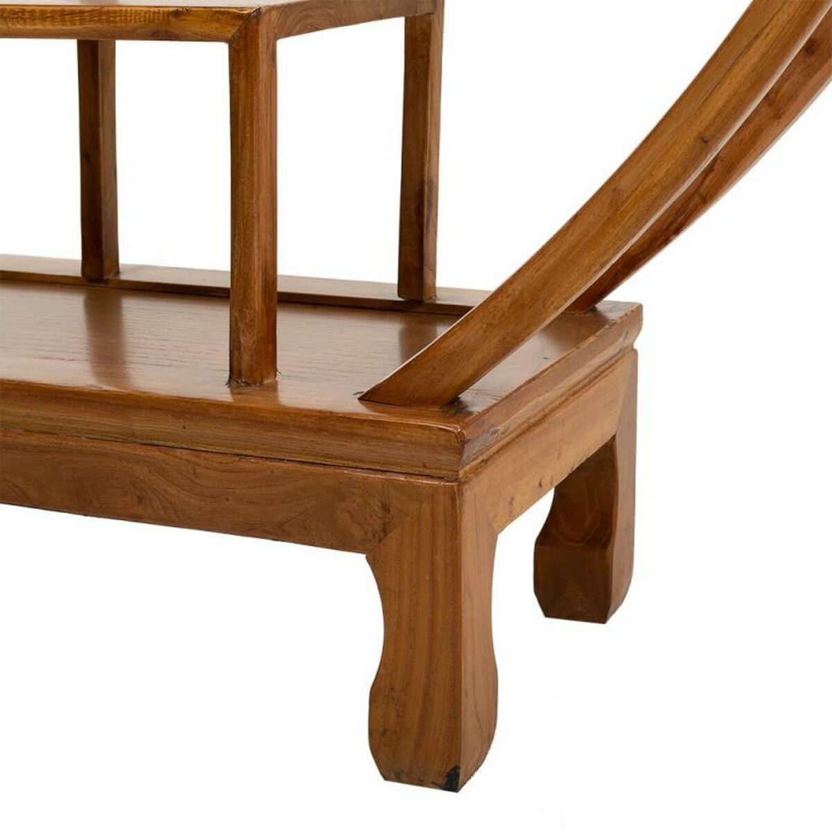 Bokhylla Alexandra House Living Brun Trä Almträ 26 x 175 x 86 cm - 7