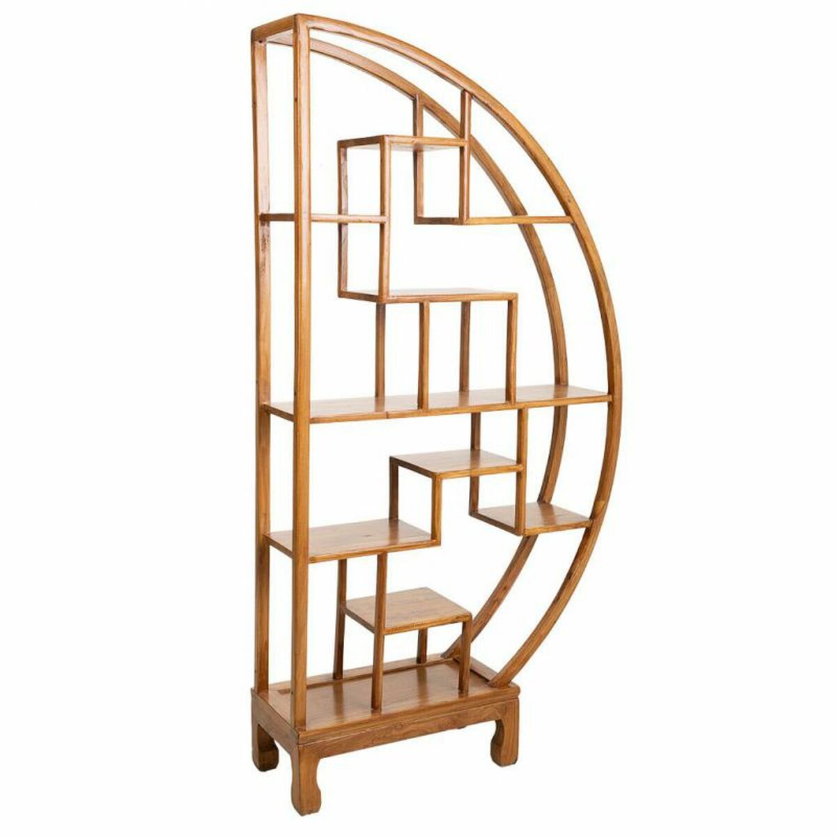Bokhylla Alexandra House Living Brun Trä Almträ 26 x 175 x 86 cm - 2