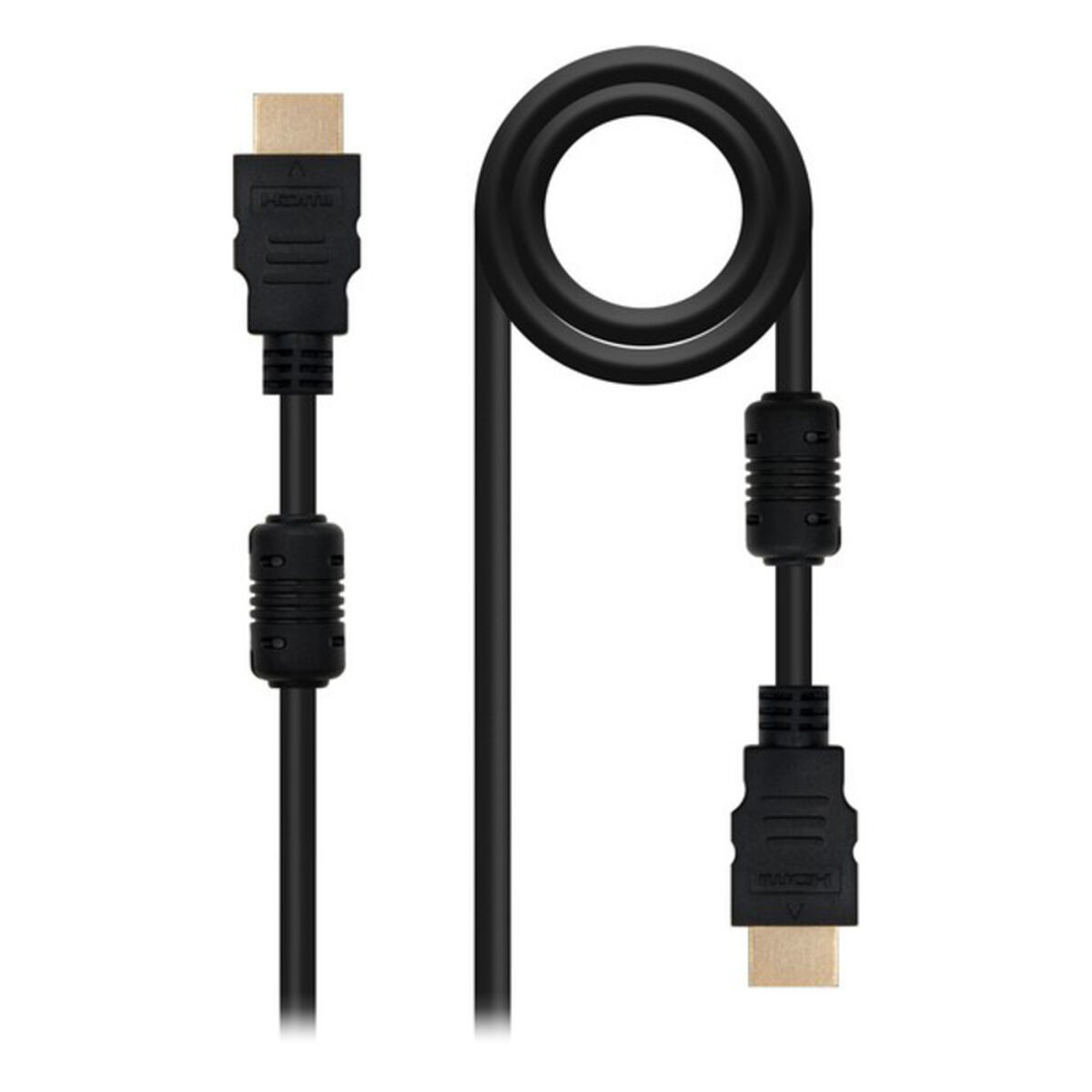 Kabel HDMI NANOCABLE 10.15.1802 Svart 1,8 m - 2