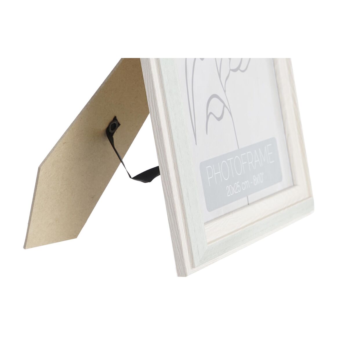 Fotoram DKD Home Decor Glas Beige Grön PS Skandinavisk (25 x 2 x 30 cm) (4 antal)