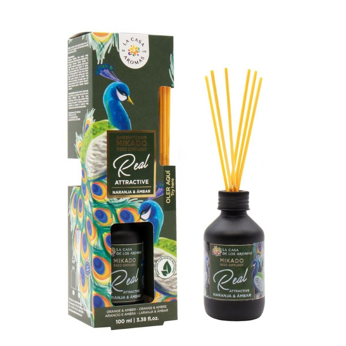 Parfympinnar La Casa de los Aromas 205917 Orange Ambra 100 ml - 3