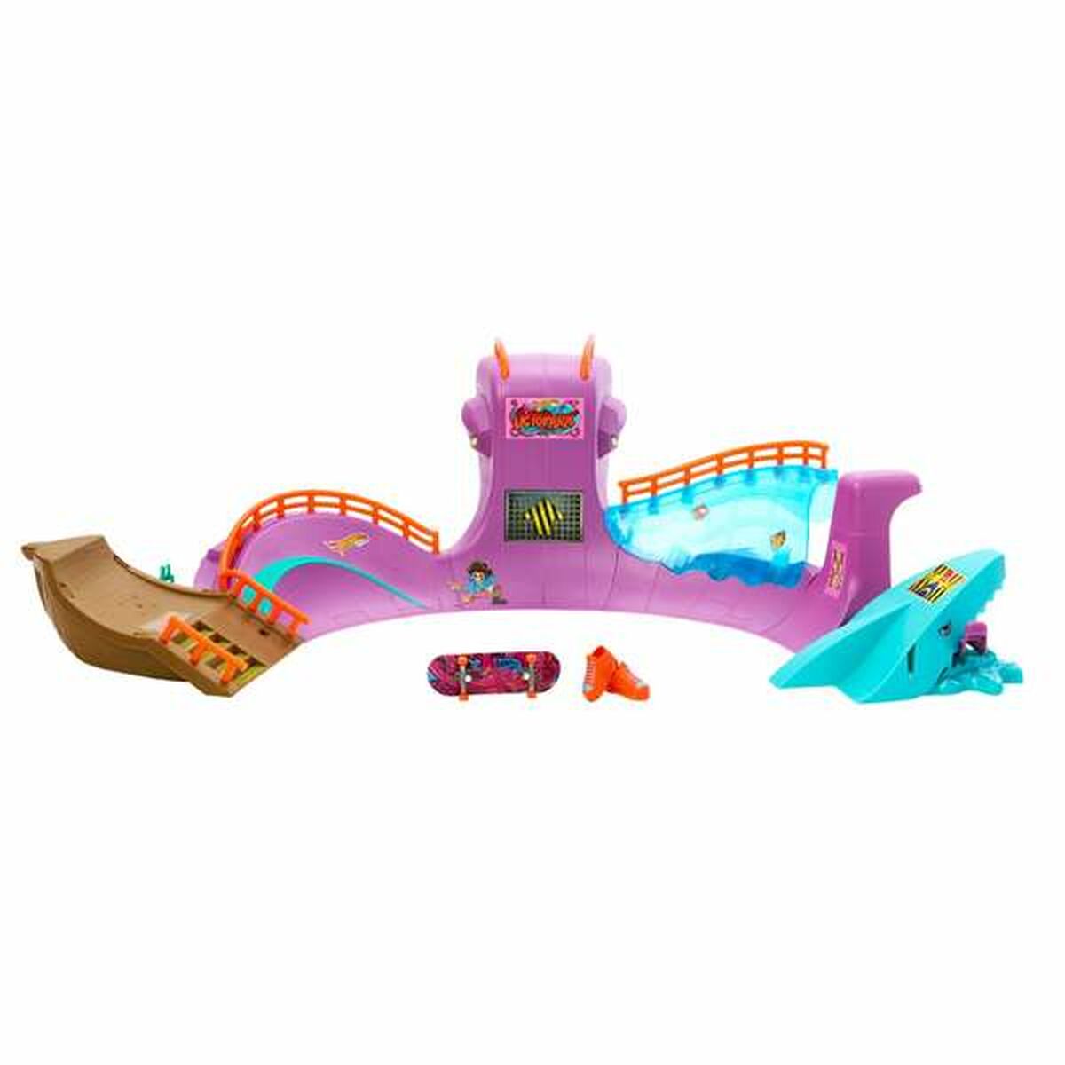 Bana med Ramper Hot Wheels Skate - 5