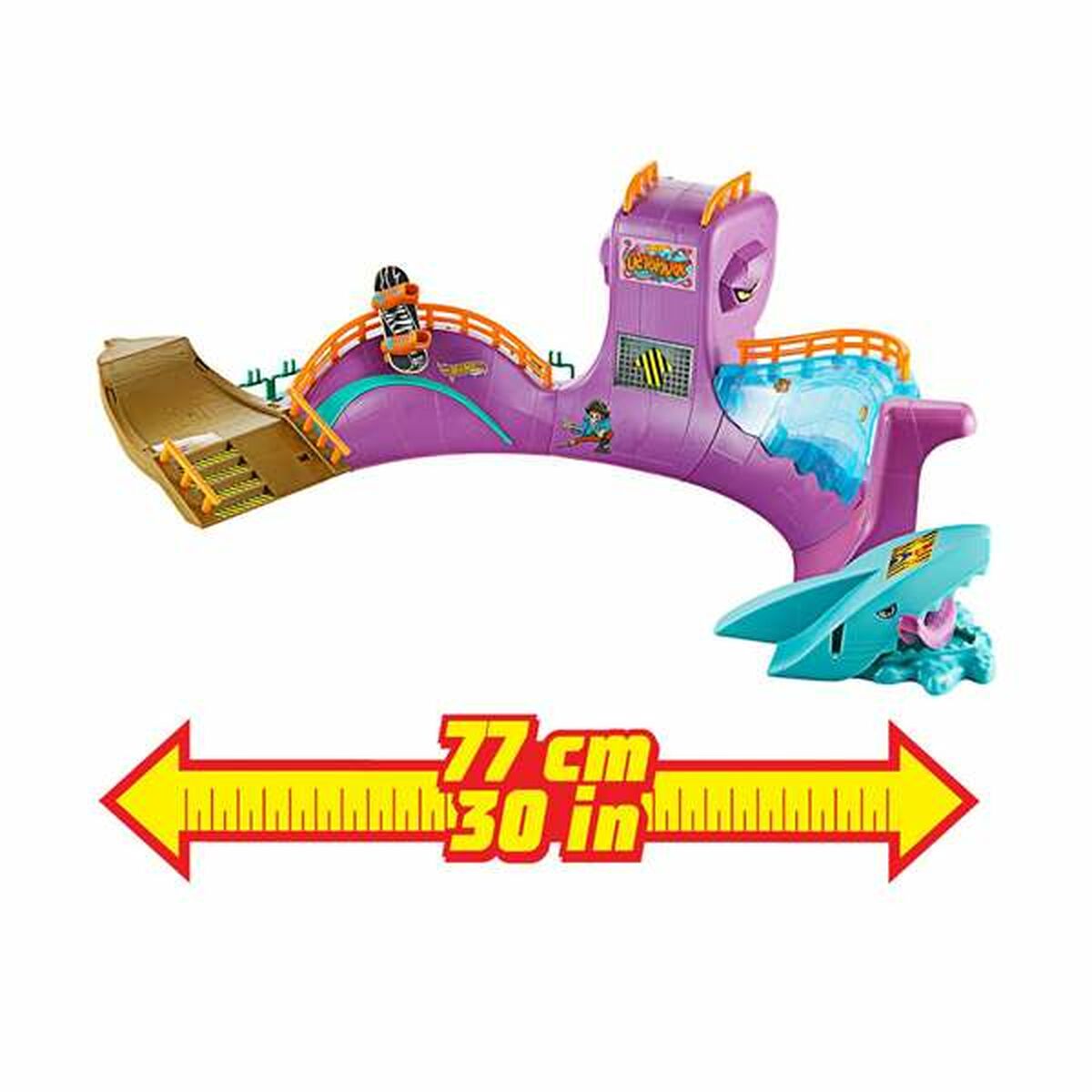 Bana med Ramper Hot Wheels Skate - 7