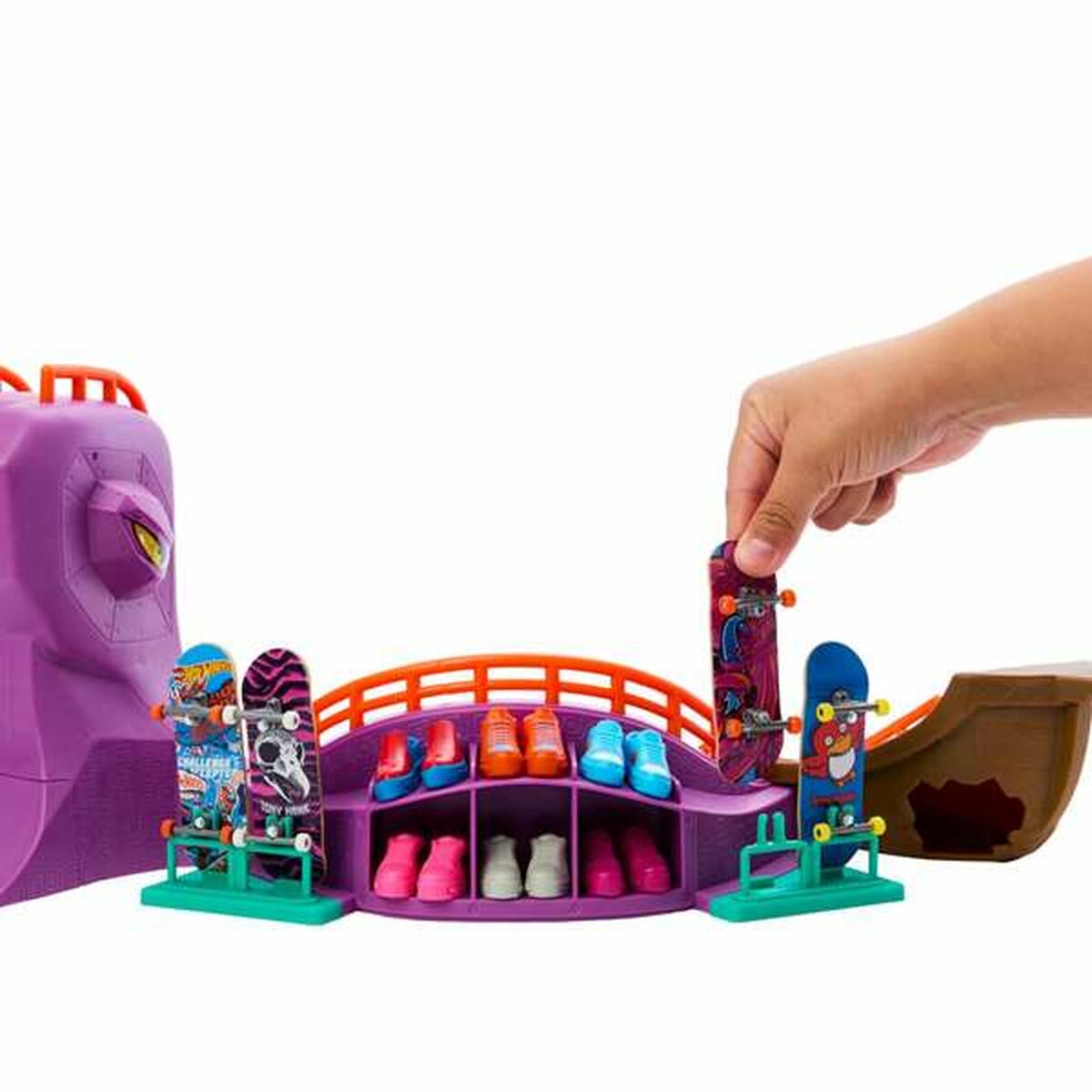 Bana med Ramper Hot Wheels Skate - 4