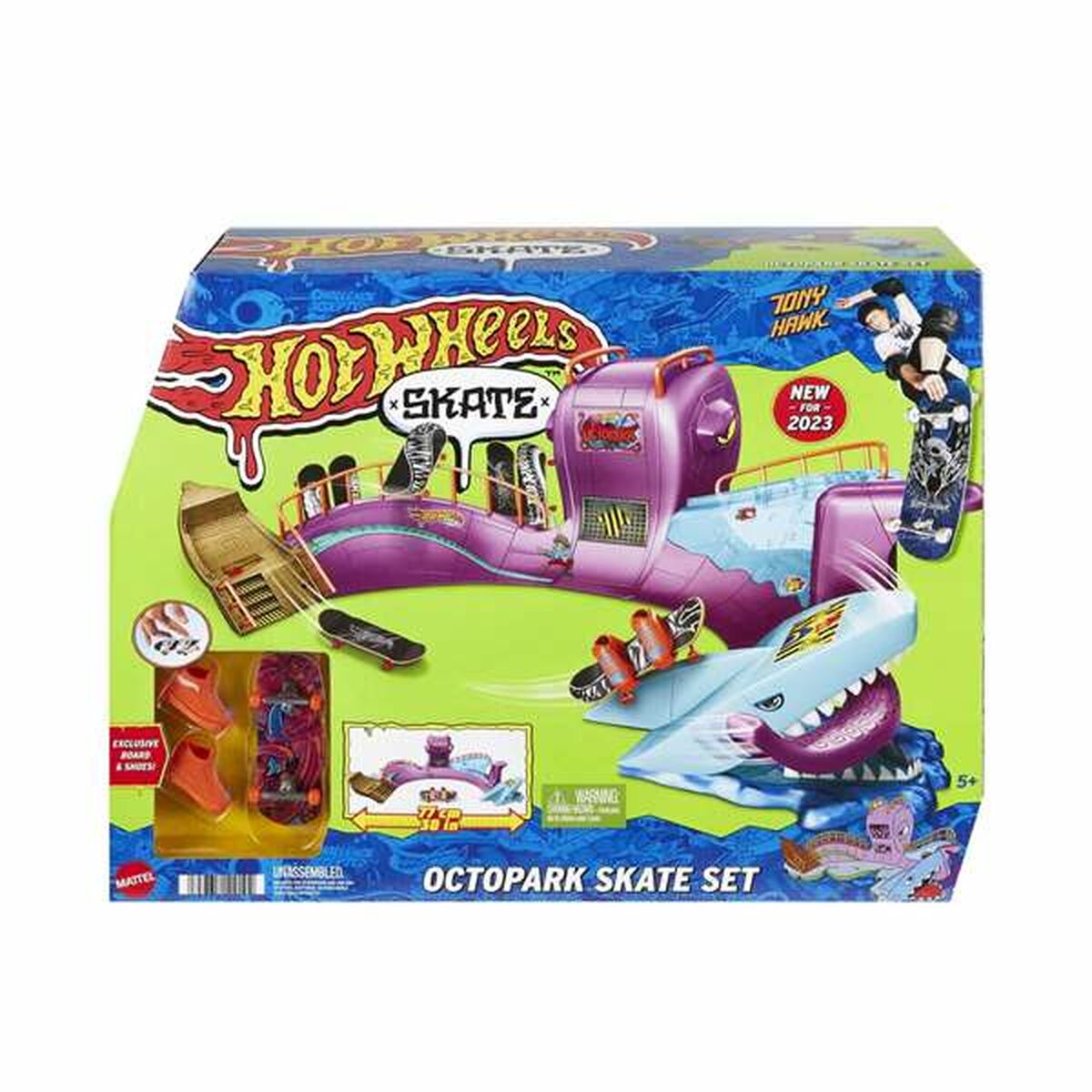 Bana med Ramper Hot Wheels Skate