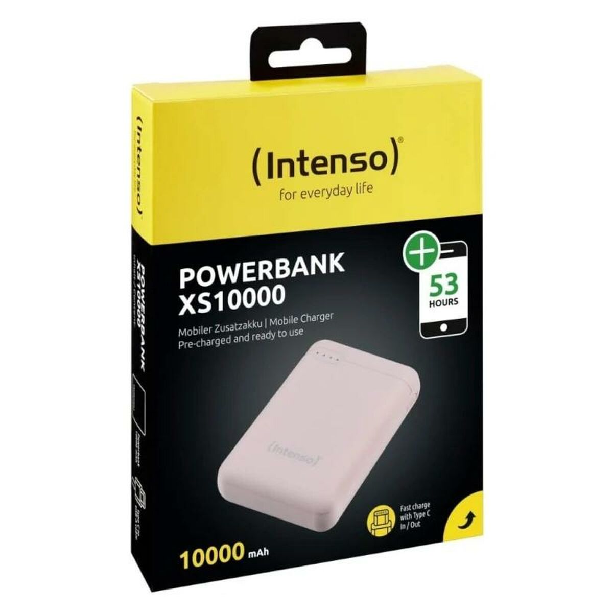Laptopbatteri INTENSO XS10000 10000 mAh Rosa - 2