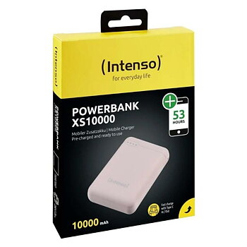 Laptopbatteri INTENSO XS10000 10000 mAh Rosa