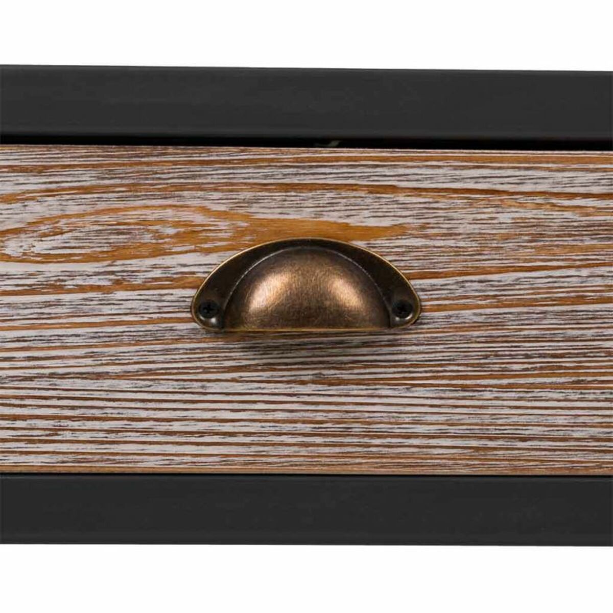 Bokhylla Alexandra House Living Brun Trä Metall Järn 121 x 40 x 80 cm - 8
