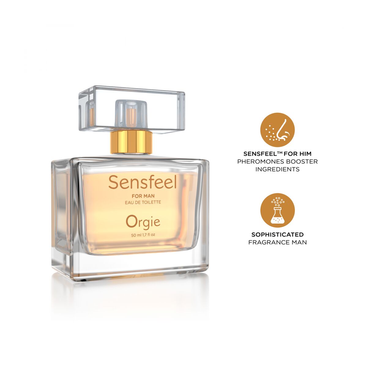 Rejouissance för män Orgie 50 ml Med feromoner Sensfeel - 3