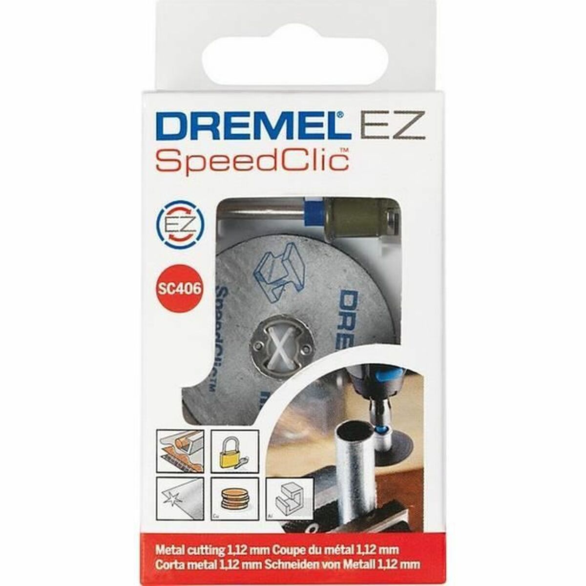 Set med tillbehör för multiverktyg Dremel Starter Kit SC406 12 Delar - 4