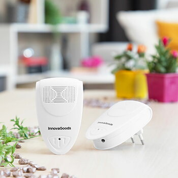 Skadedjursavskräckare med ultraljud KL Duo InnovaGoods 2 antal