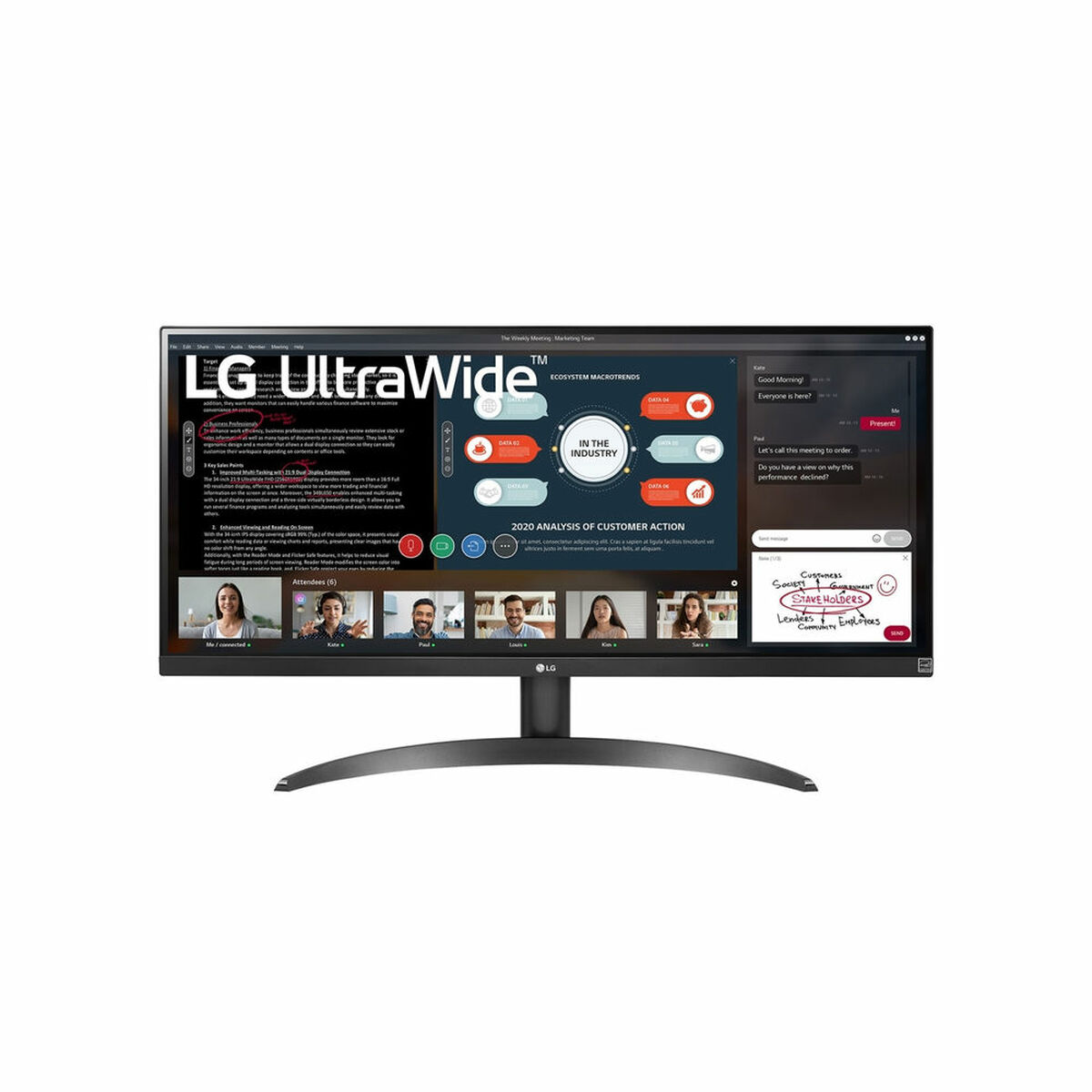 Monitor Gaming LG 29WP500-B WXGA 29" - 3