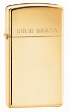 No 1654B High Polish Brass slim