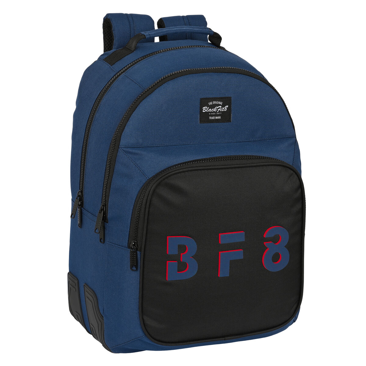 Skolryggsäck BlackFit8 Urban Svart Marinblå 32 x 42 x 15 cm - 4