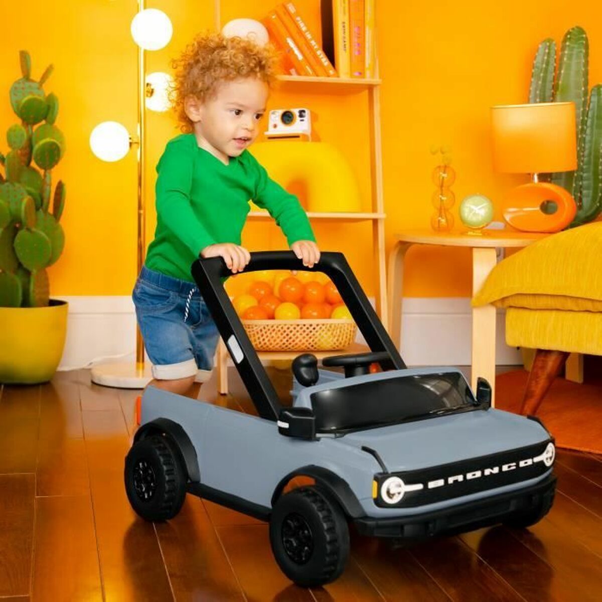 Gångram med hjul Bright Starts Ford Bronco Blå Svart Grå - 5