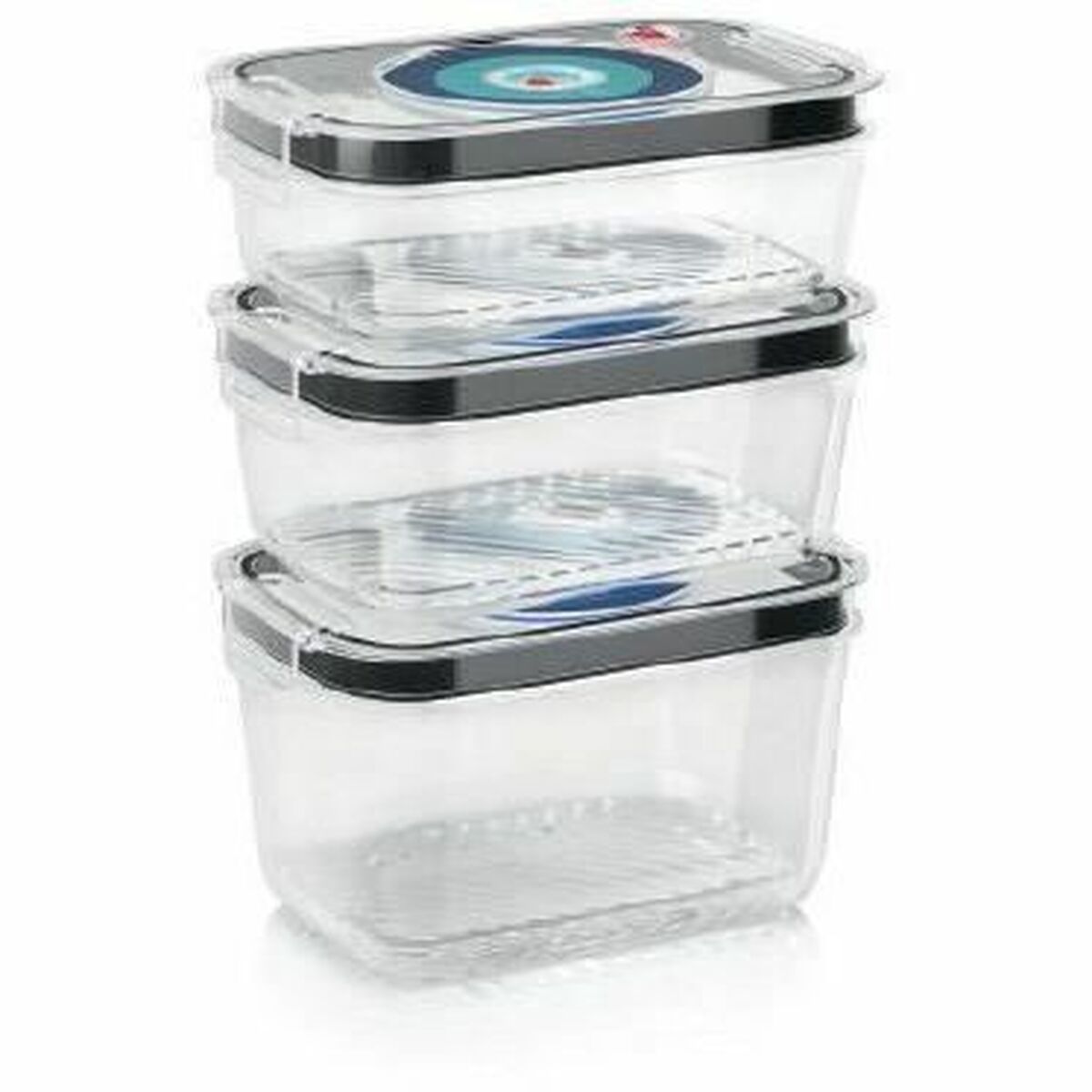 Lunchlådor, set 3 BOSCH Tritan Plast 700 ml 1 L 1,5 L (3 antal) - 4