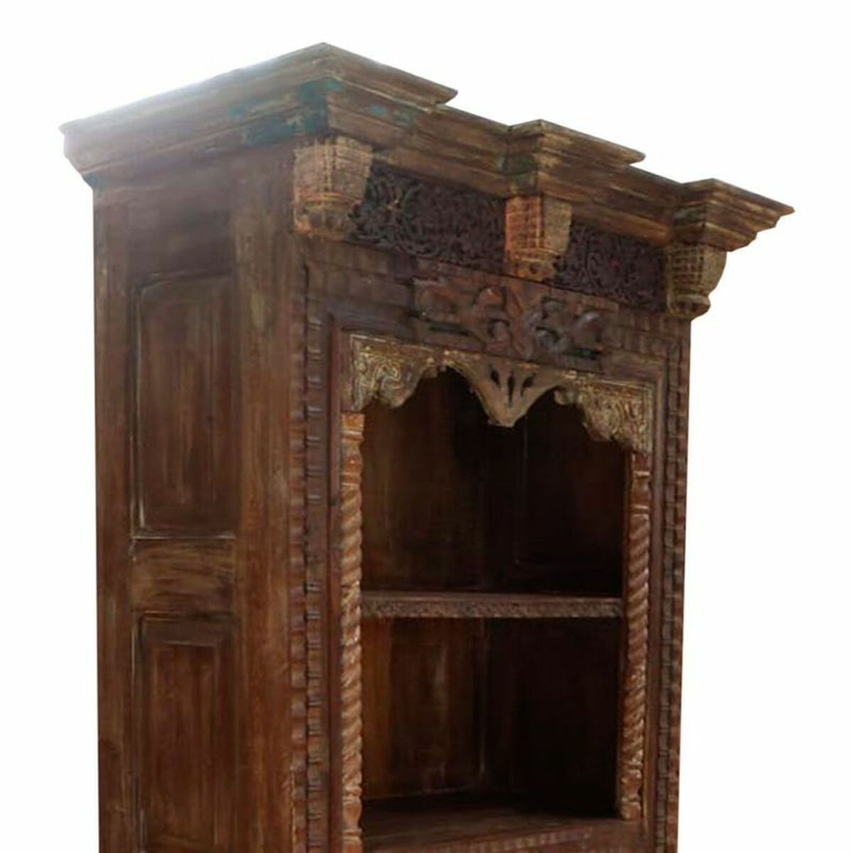 Bokhylla Alexandra House Living Brun Trä 53 x 217 x 99 cm - 4