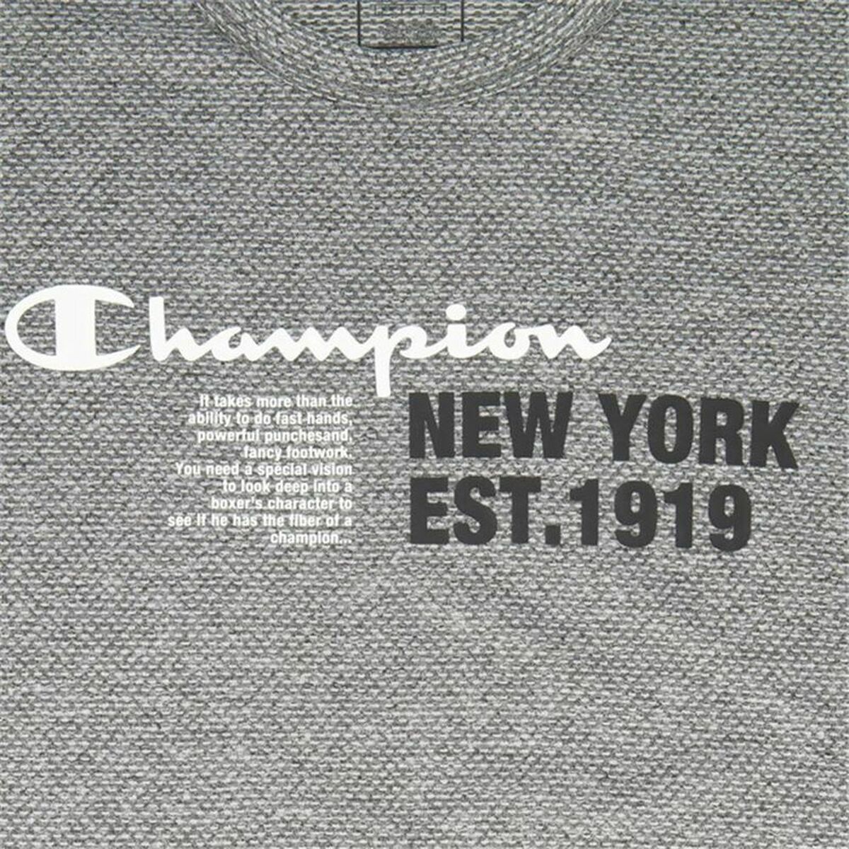 Sporttröja med ärmar Champion  Crewneck Mörkgrå - 8
