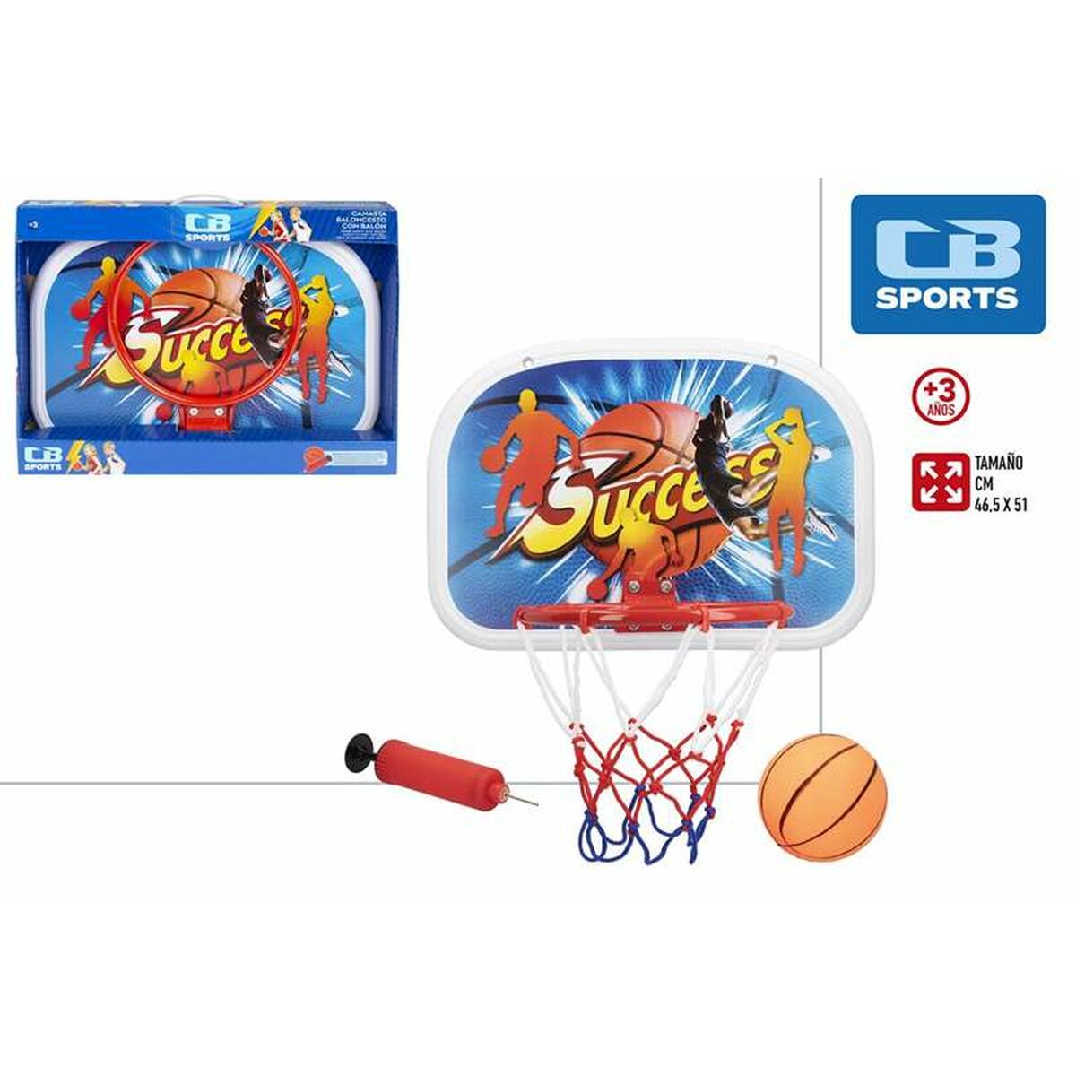 Basketkorg Colorbaby Plast (3 antal)