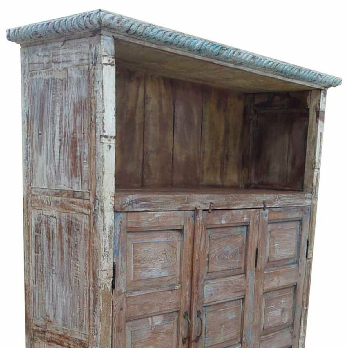 Bokhylla Alexandra House Living Brun Återvunnet Trä 40 x 186 x 137 cm - 5