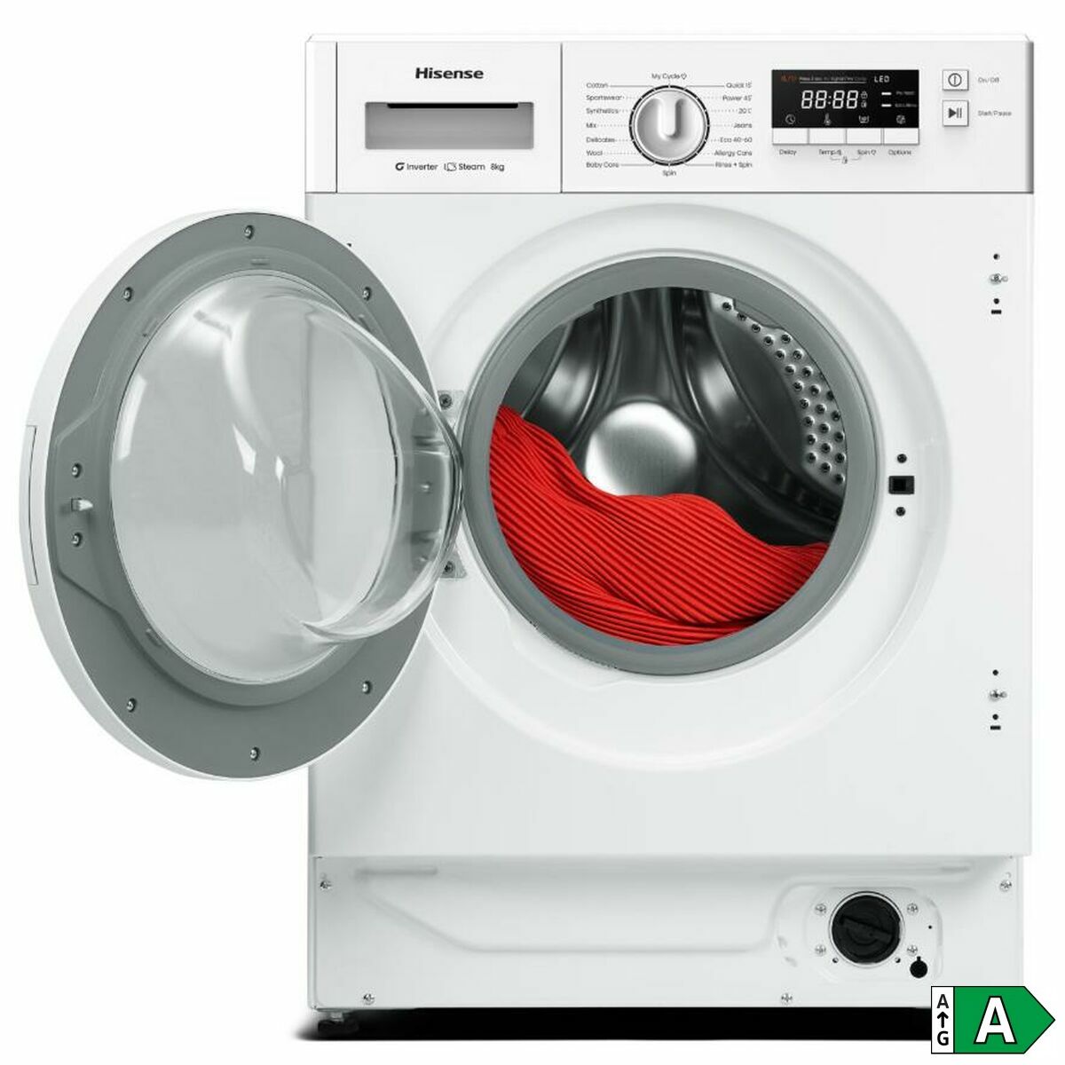 Tvättmaskin Hisense WF3M841BWIES 59,5 cm 1400 rpm 8 kg - 2