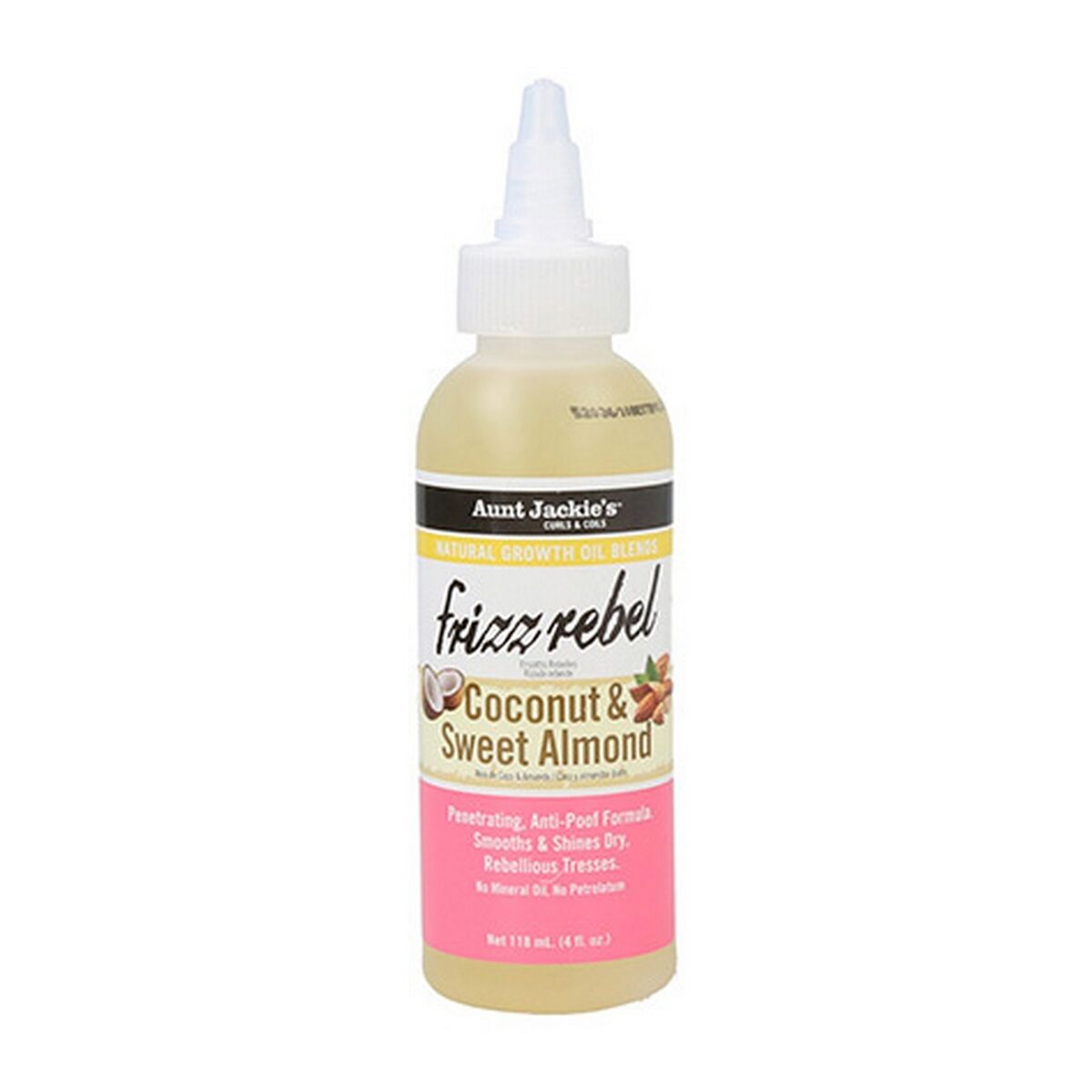 Hårolja Aunt Jackie's C&C Coconut & Sweet Almond Frizz Rebel (118 ml) - 4