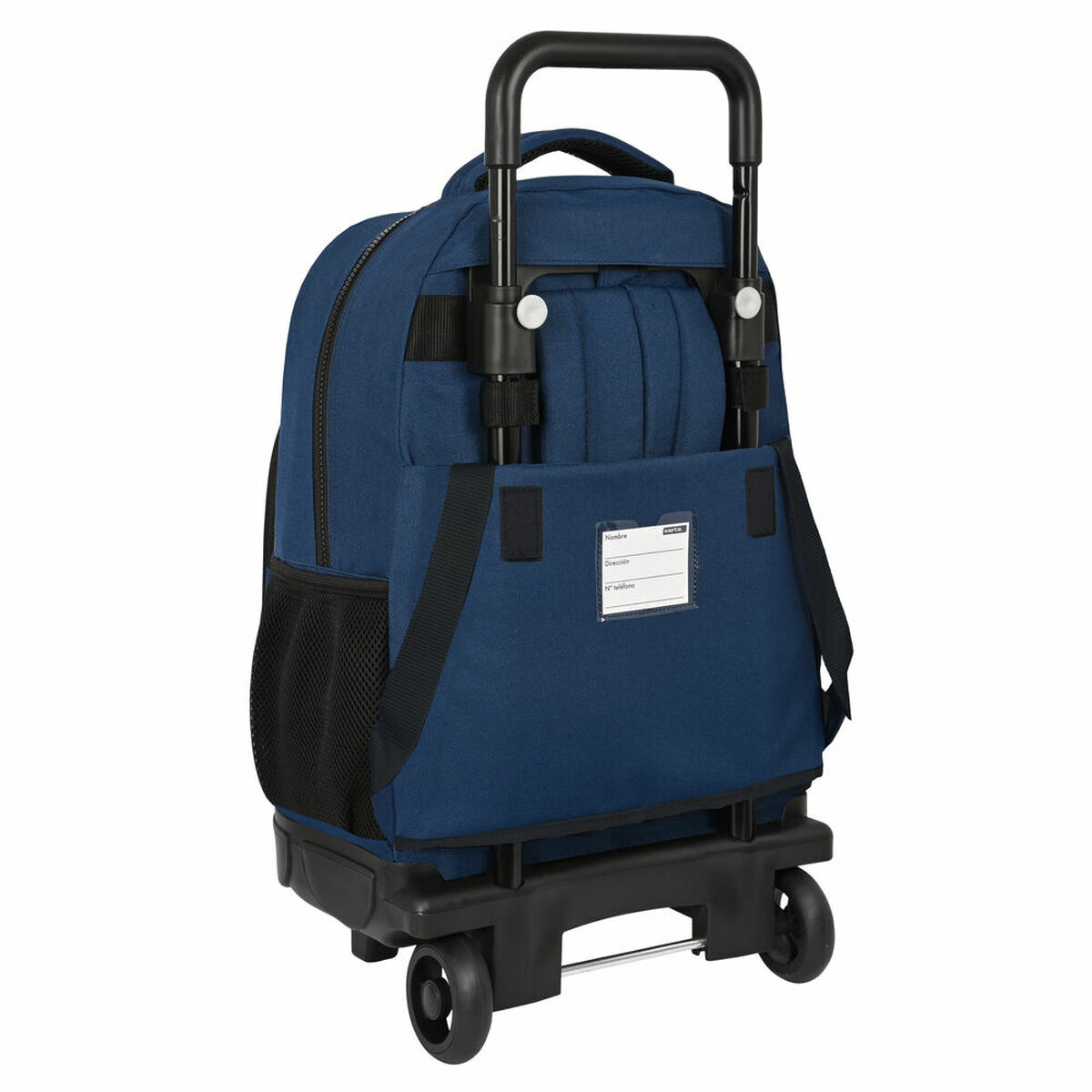 Skolväska med hjul BlackFit8 Urban Svart Marinblå (33 x 45 x 22 cm) - 6