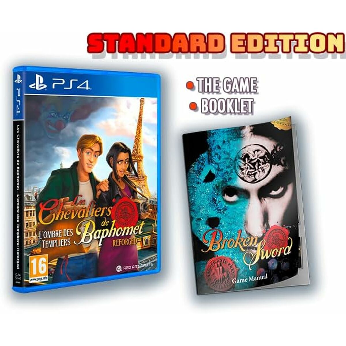 PlayStation 4 Videospel Just For Games LES CHEVALIERS DE BAPHOMET - 3