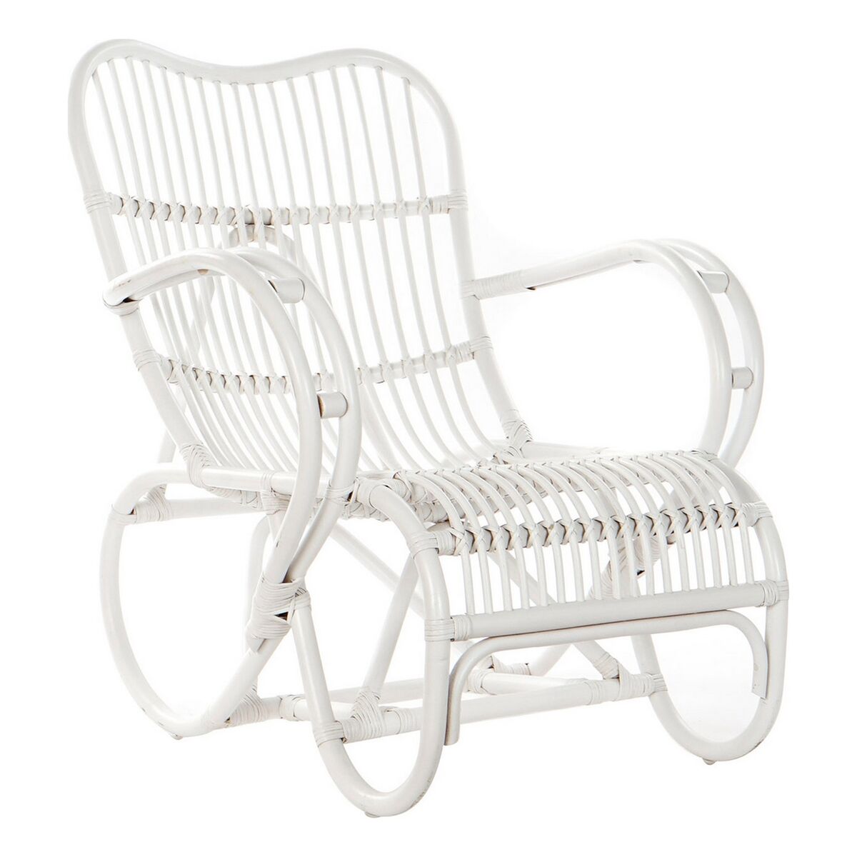Gungstol DKD Home Decor Vit 75 x 85 x 85 cm - 7