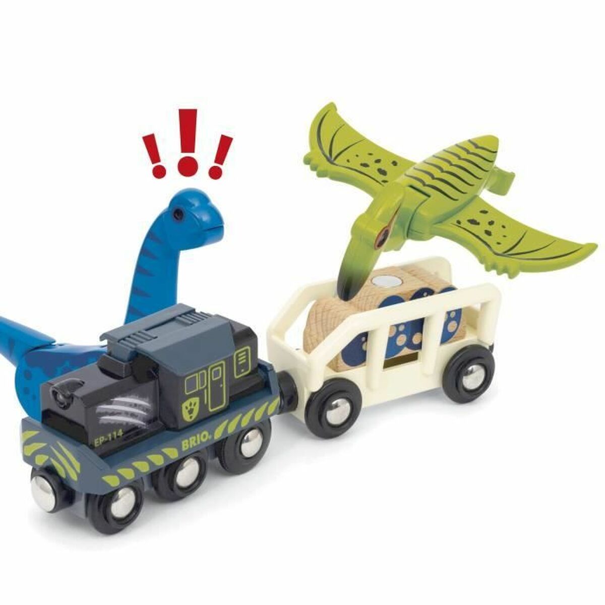 Tåg Brio Dinosaur Battery train - 3