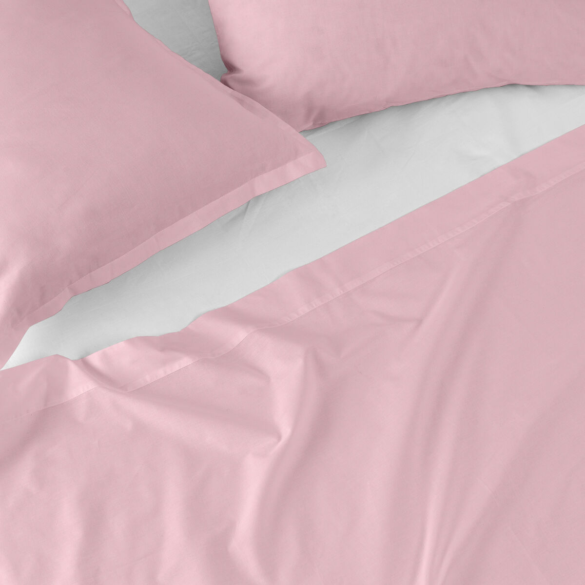 Överlakan HappyFriday Basic Ljusrosa 260 x 270 cm - 8