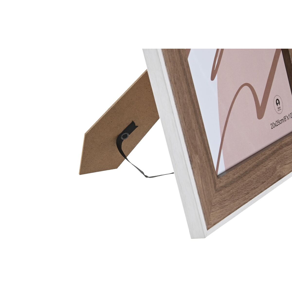 Fotoram DKD Home Decor Glas Vit Trä MDF (27,5 x 1,5 x 32,5 cm) - 3