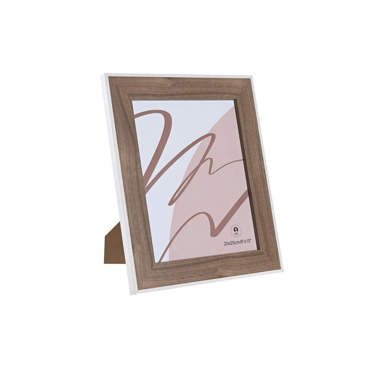 Fotoram DKD Home Decor Glas Vit Trä MDF (27,5 x 1,5 x 32,5 cm)
