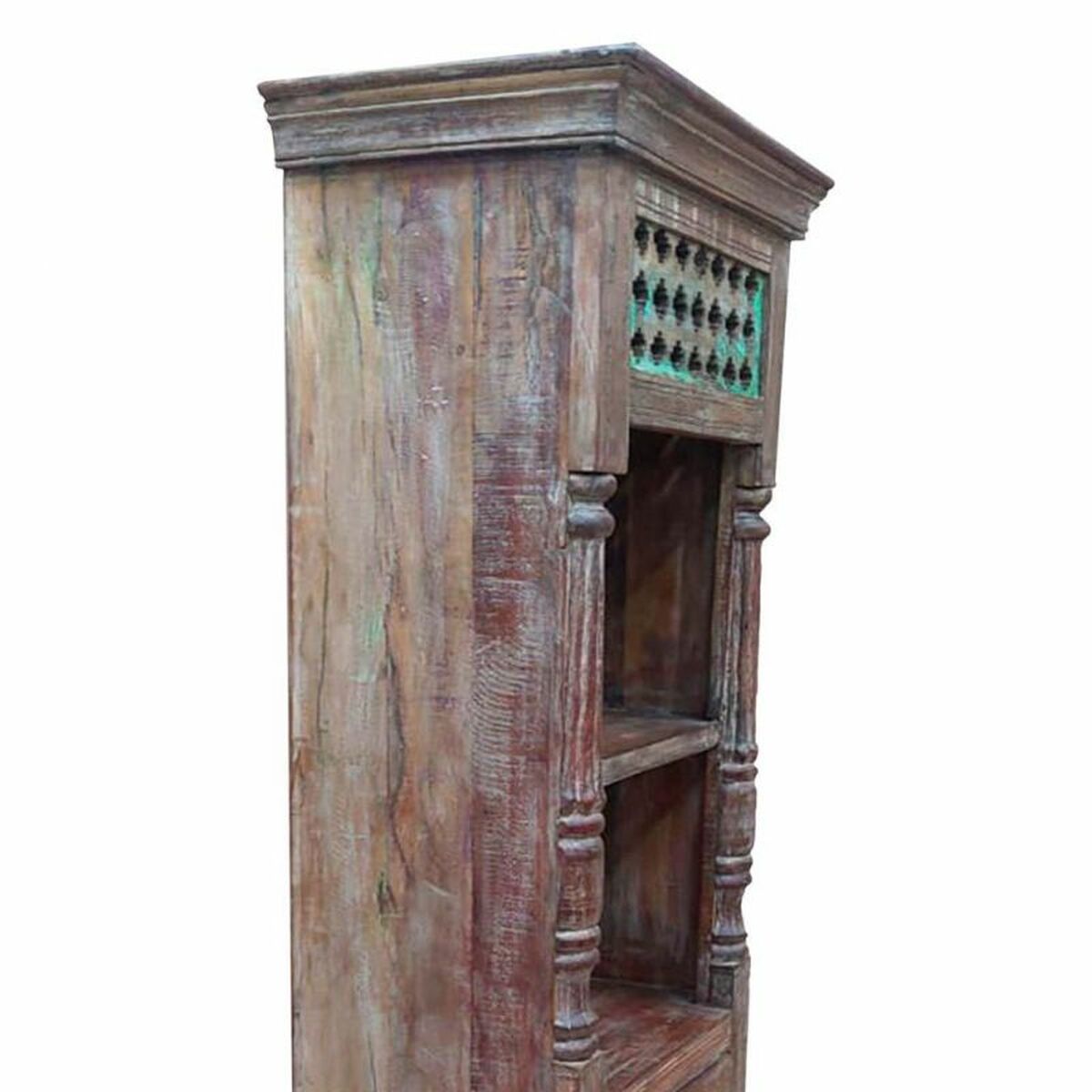 Bokhylla Alexandra House Living Brun Återvunnet Trä 34 x 180 x 56 cm - 3