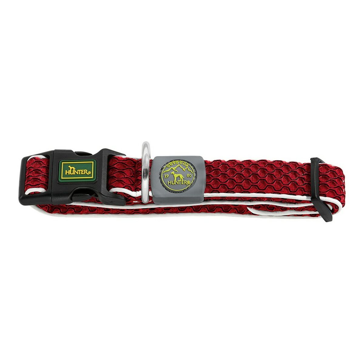 Hundhalsband Hunter Basic Tråd Röd 20