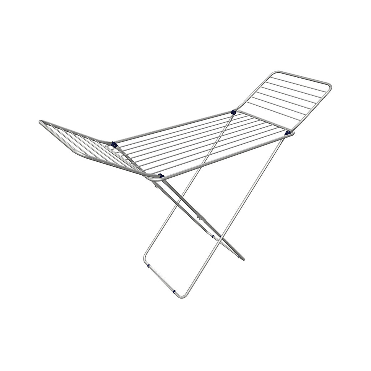 Klädhängare hopfällbar Gimi Alucom X Legs Silvrig Stål Aluminium (20 m) - 4