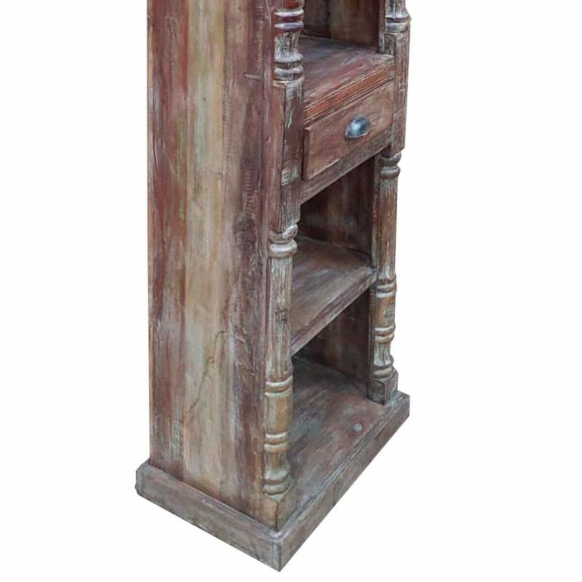 Bokhylla Alexandra House Living Brun Återvunnet Trä 34 x 180 x 56 cm - 4